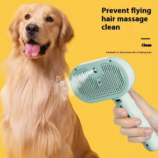 Rechargeable Multi-functional Pet Spray Comb
